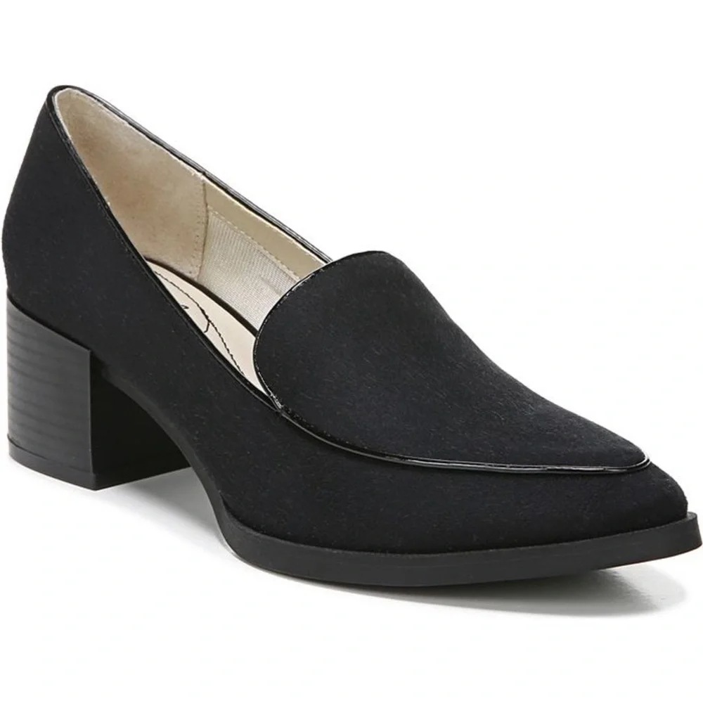 LIFESTRIDE Women's Devyn Slip On Block Heel Loafers